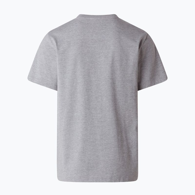 Férfi póló The North Face Evolution Simple Dome Regular SS tnf pale grey heather 5