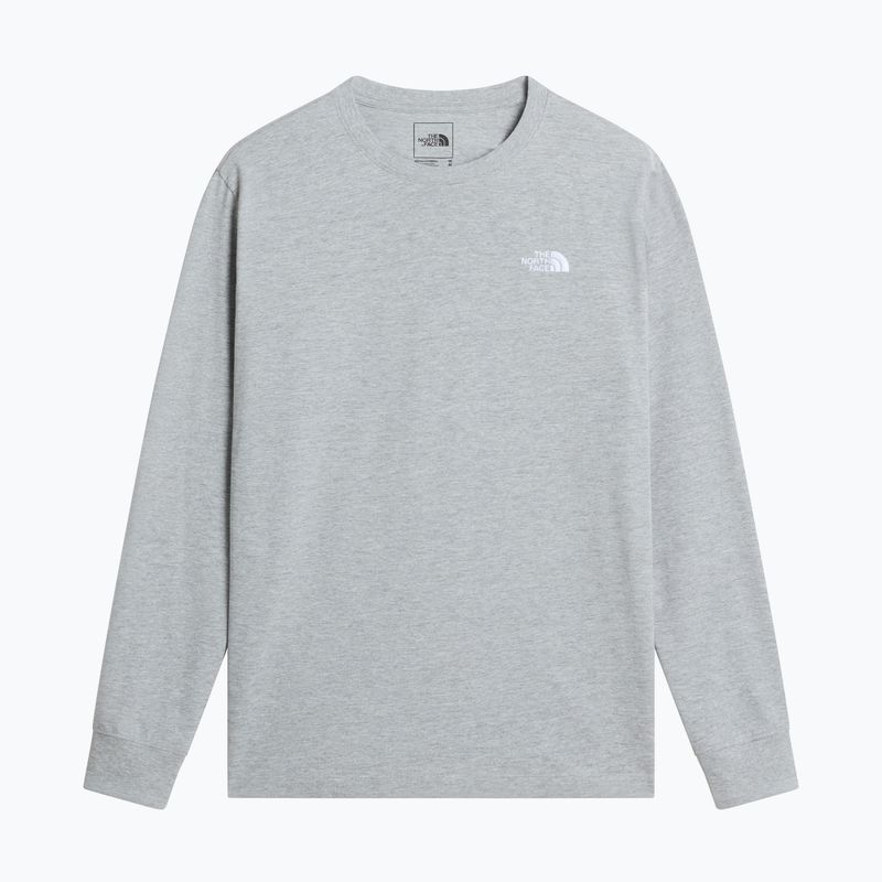 The North Face Evolution Simple Dome Regular LS Tee tnf pale grey heather 4