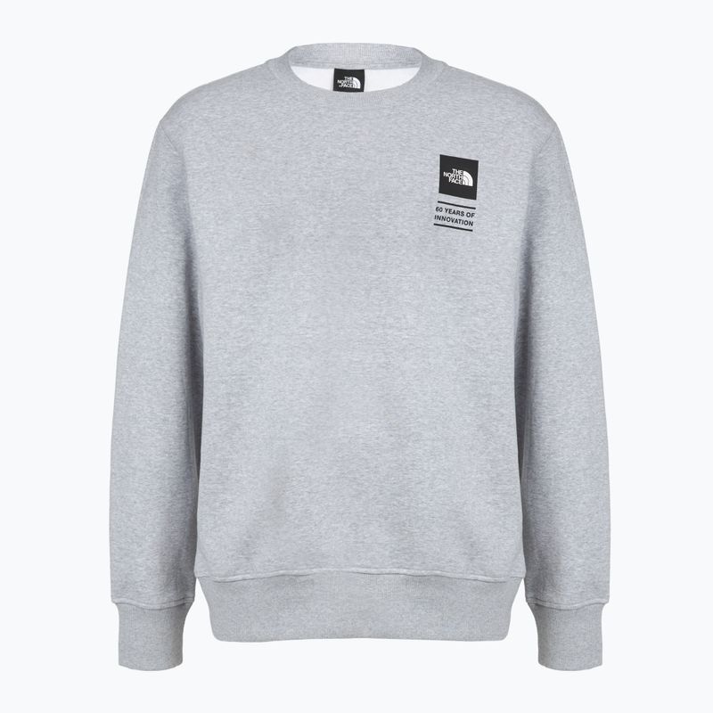 Pulóver The North Face Celebration Relaxed Crew Graphic tnf light grey heather