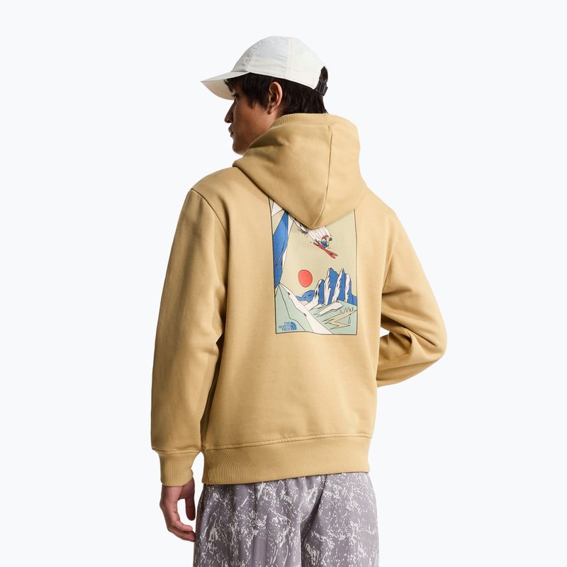 The North Face Mountain Celebration Relaxed Hoodie khaki stone pulóver 5