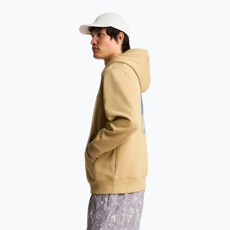 The North Face Mountain Celebration Relaxed Hoodie khaki stone pulóver 6