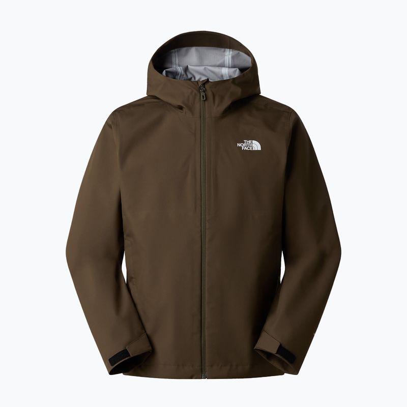 The North Face Whiton gyerek esőkabát 3L taupe green 6
