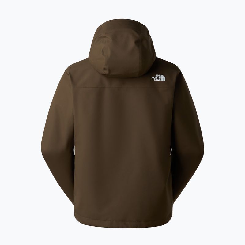 The North Face Whiton gyerek esőkabát 3L taupe green 7