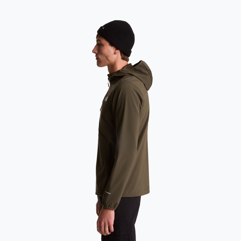 The North Face Nimble Hoodie férfi softshell dzseki 2 new taupe green 4