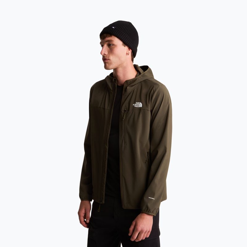 The North Face Nimble Hoodie férfi softshell dzseki 2 new taupe green 5
