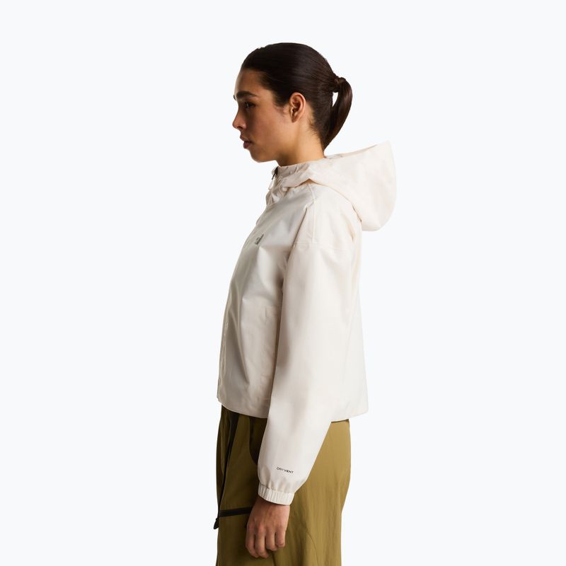 The North Face Quest Mono Cropped női softshell dzseki white dune 5