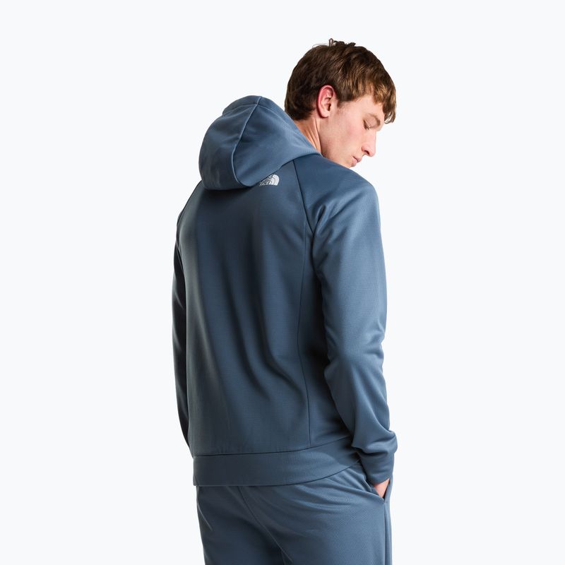 Férfi pulóver The North Face Reaxion 2.0 Hooded Full Zip granite grey dark heather 3