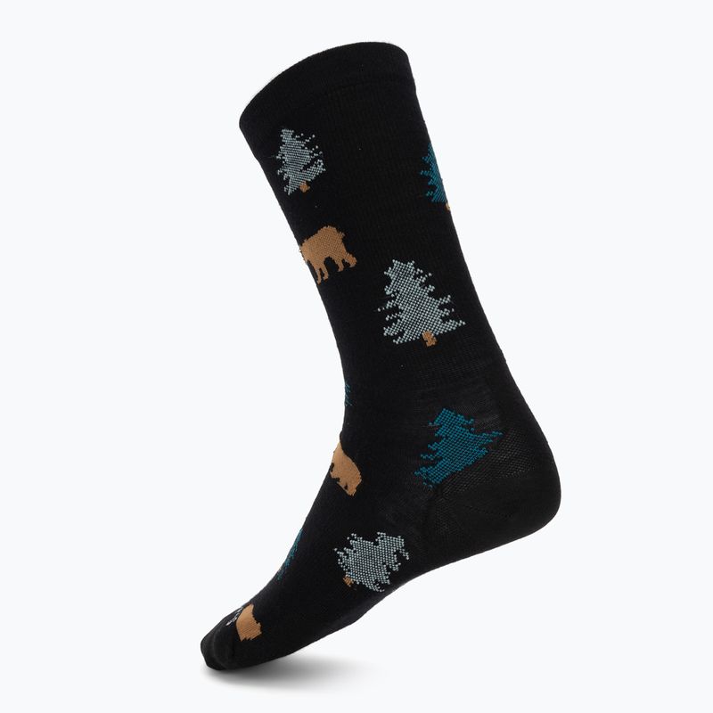 Zokni Smartwool Everyday Through The Trees Crew black 2