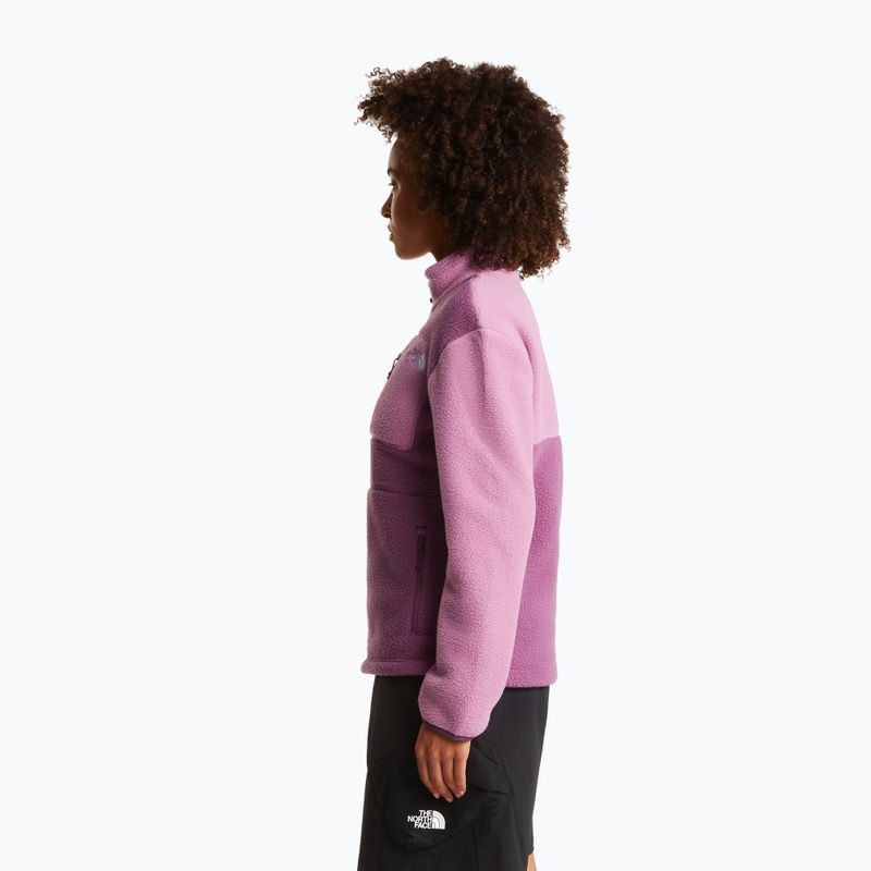 Női polár pulóver The North Face Yumiori Full Zip chroma purple/hushed lavender 4