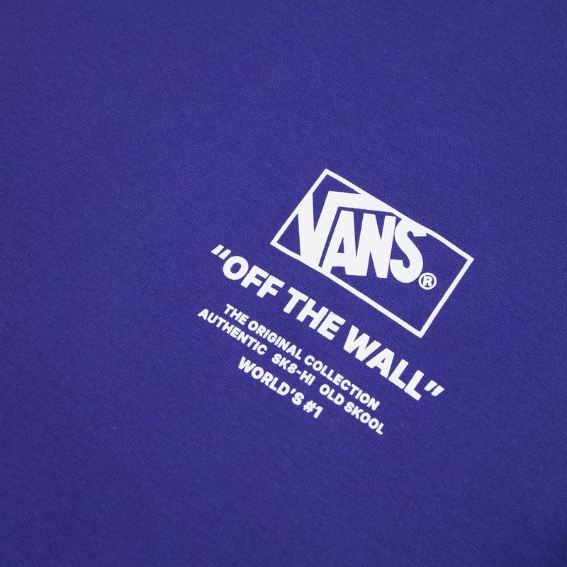 Férfi póló Vans Stacked Hi Tee royal cobalt 3