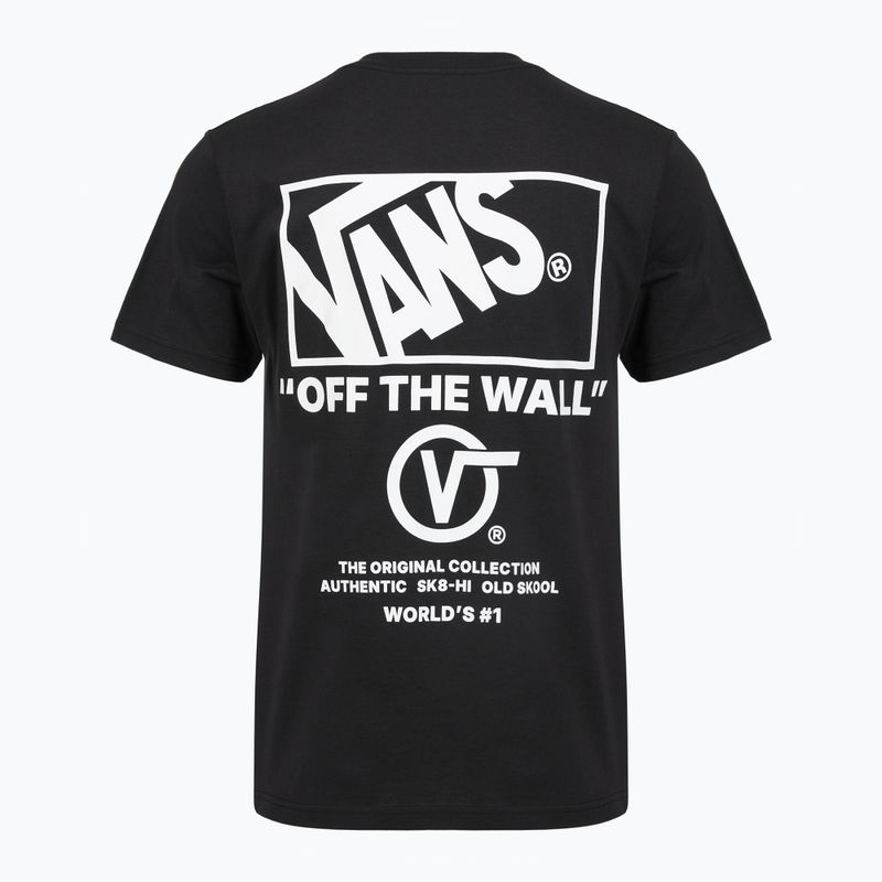 Férfi póló Vans Stacked Hi Tee black/white 2
