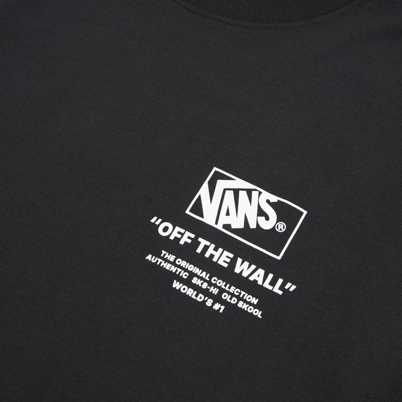 Férfi póló Vans Stacked Hi Tee black/white 3