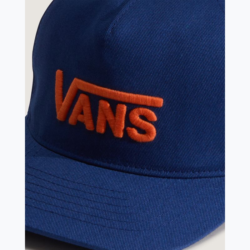 Gyerek baseballsapka Vans Drop V Logo Snapback deep indigo 3