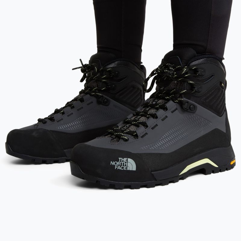 Női megközelítő cipő The North Face Verto Alpine Mid Gore-Tex anthracite grey/lemon mist 5