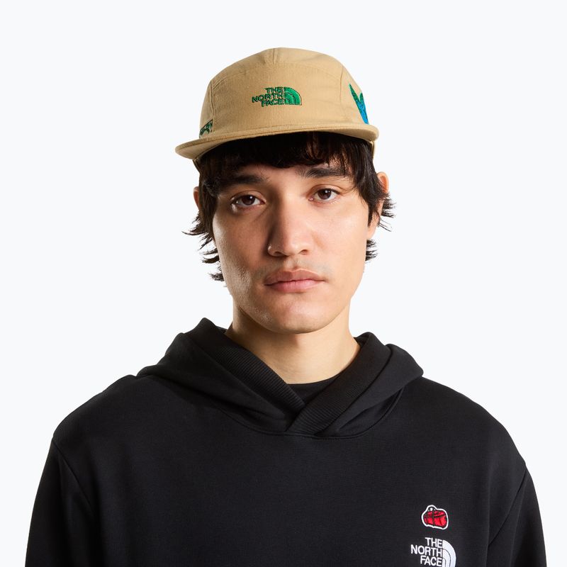 Férfi The North Face Norm Camp baseballsapka khaki stone/graphics 3