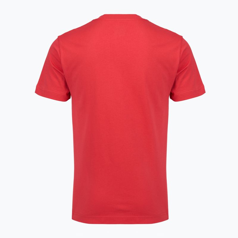 Férfi póló Vans Left Chest SS crimson haze 2