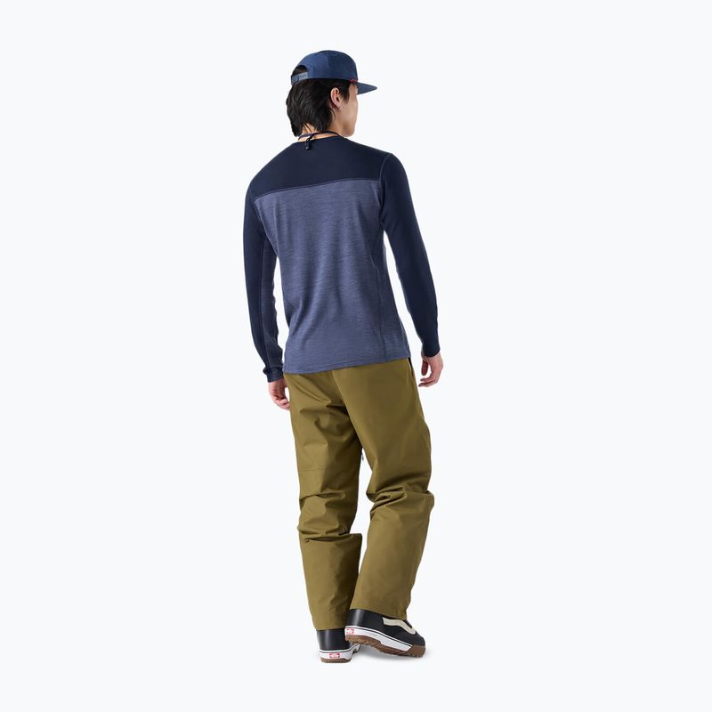 Férfi Termoaktiv pulóver Smartwool Classic Thermal Merino Base Layer Colorblock Crew Boxed deep navy/nightfall 2