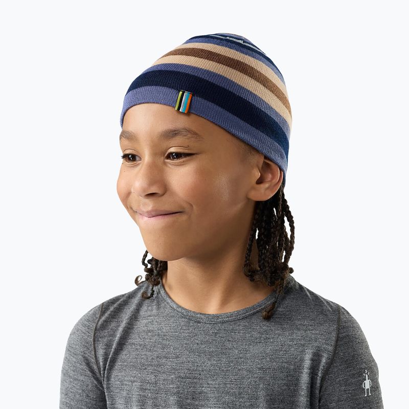 Gyerek téli sapka Smartwool Reversible Art Beanie nightfall blue 3