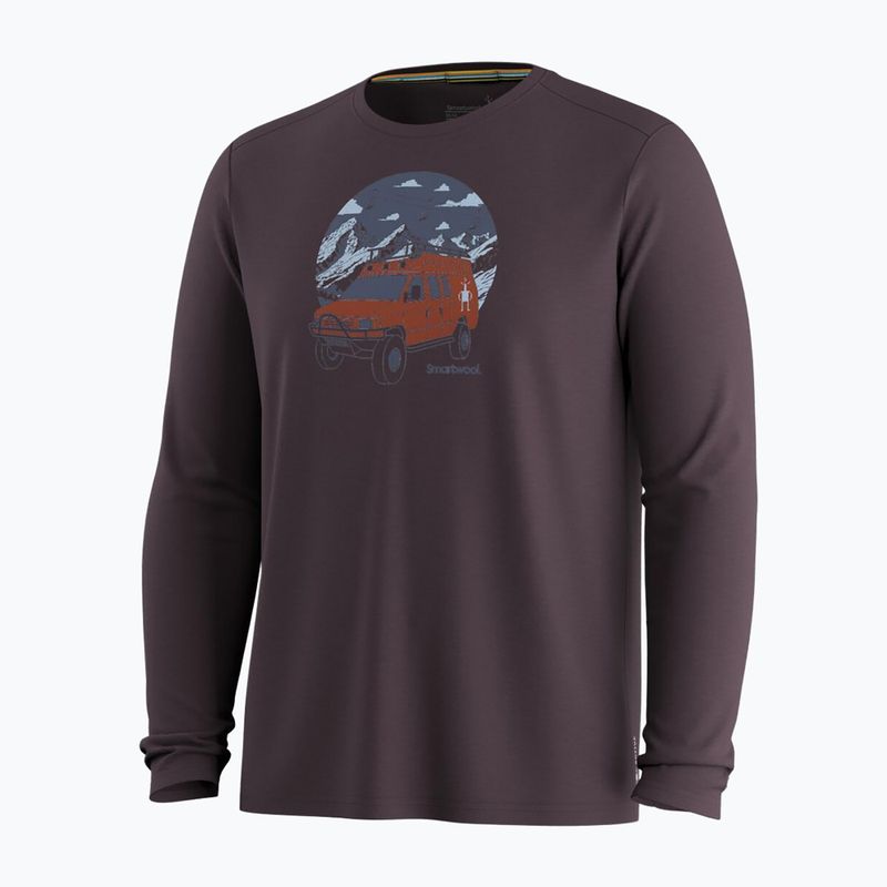 Férfi hosszú ujjú póló Smartwool First Chair Pursuit Active LS mink heather 3