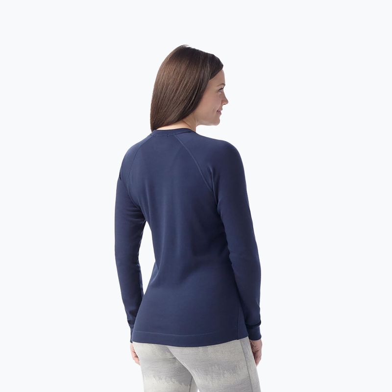 Női Termoaktiv pulóver Smartwool Merino 250 Baselayer Crew Boxed deep navy 2
