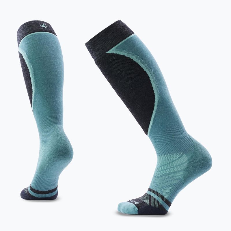 Női sízokni Ski Targeted Cushion OTC dusty teal