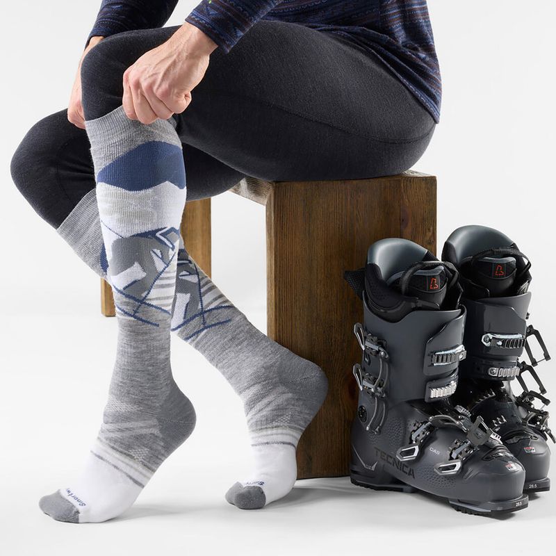 Sízokni Smartwool Ski Full Cushion Chute the Moon OTC light gray 2