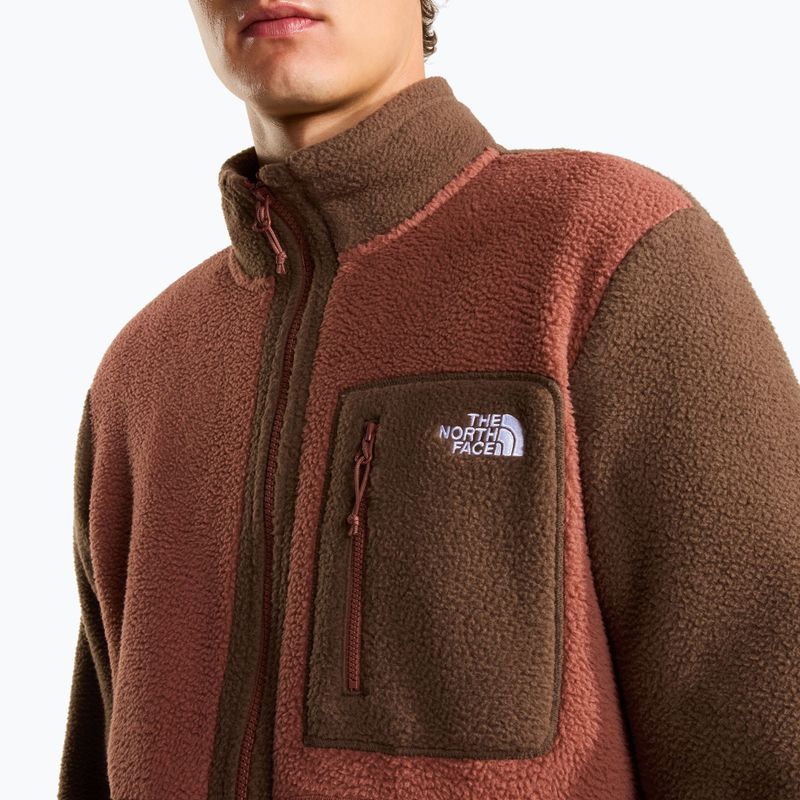 Férfi polár pulóver The North Face Yumiori Full Zip copper silt/smo 4