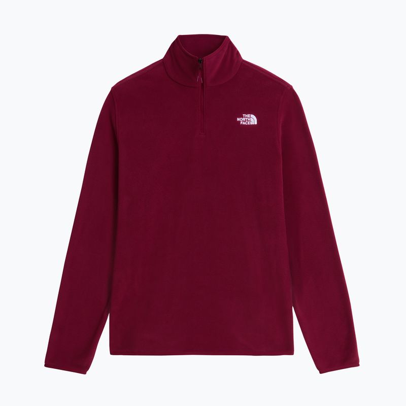 Női polár pulóver The North Face Glacier Fleece 1/4 Zip burgundy crush 4