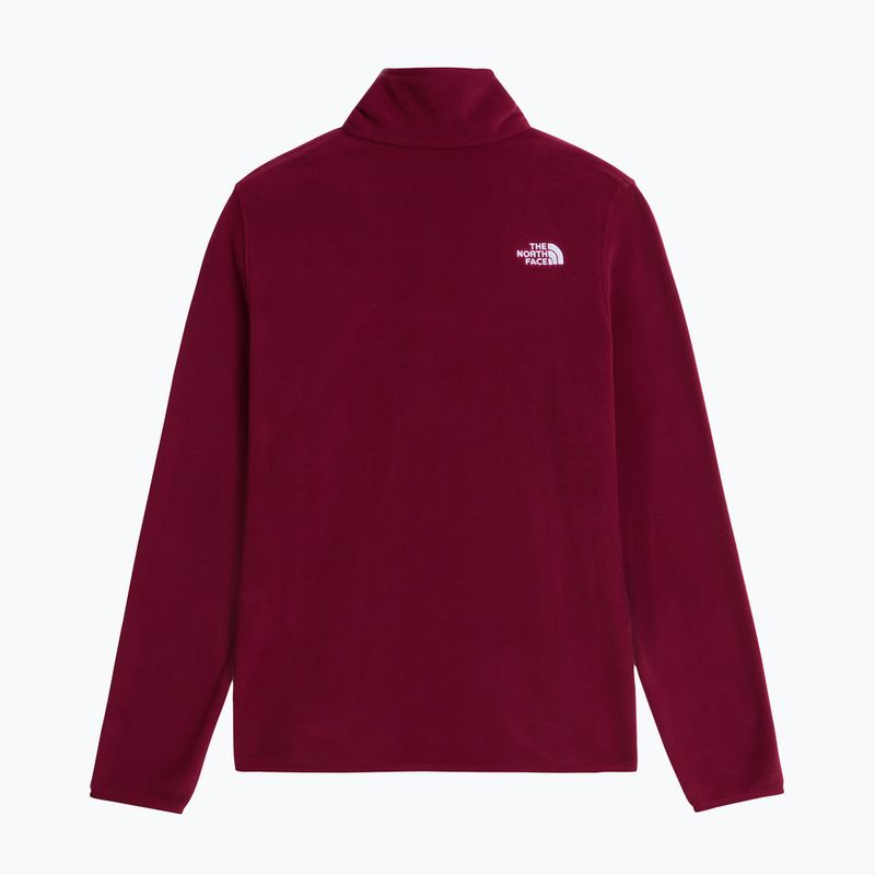 Női polár pulóver The North Face Glacier Fleece 1/4 Zip burgundy crush 5