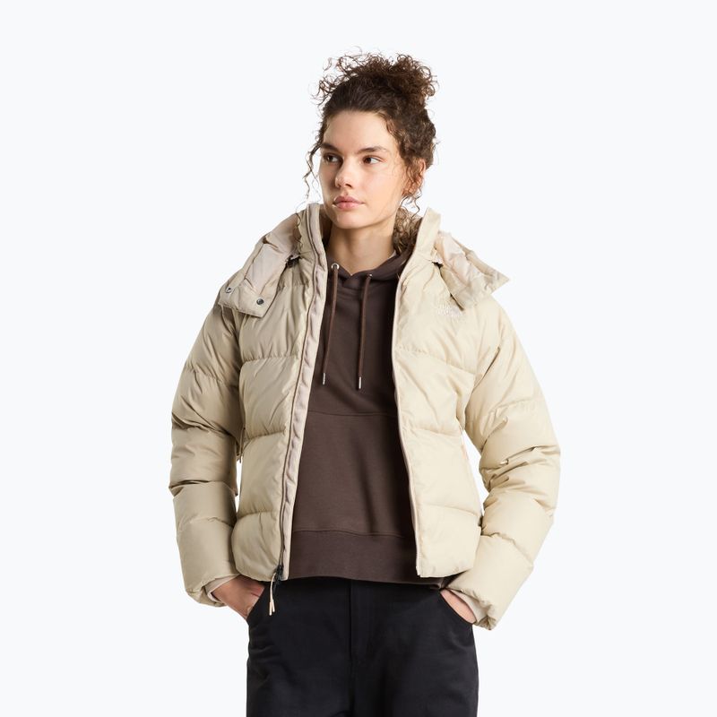 Női pehelykabát The North Face Hydrenalite City Down Hooded timeless taupe 4
