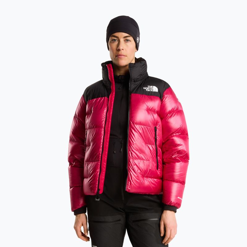 Női pehelykabát The North Face Summit Nuptse tnf black/lali guran