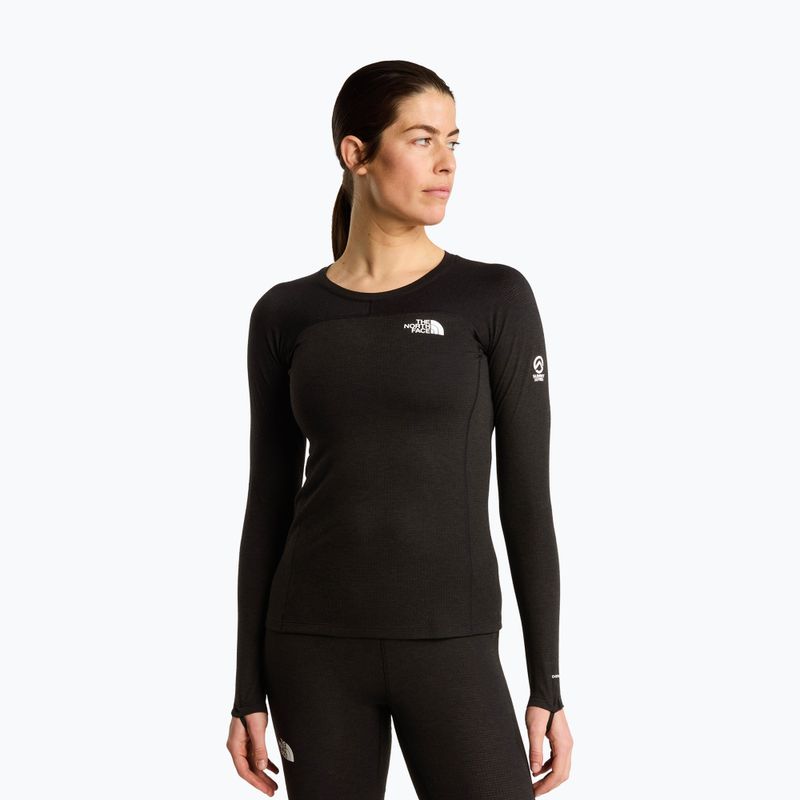 Női Termoaktiv pulóver The North Face Summit Pro Baselayer Crew tnf black