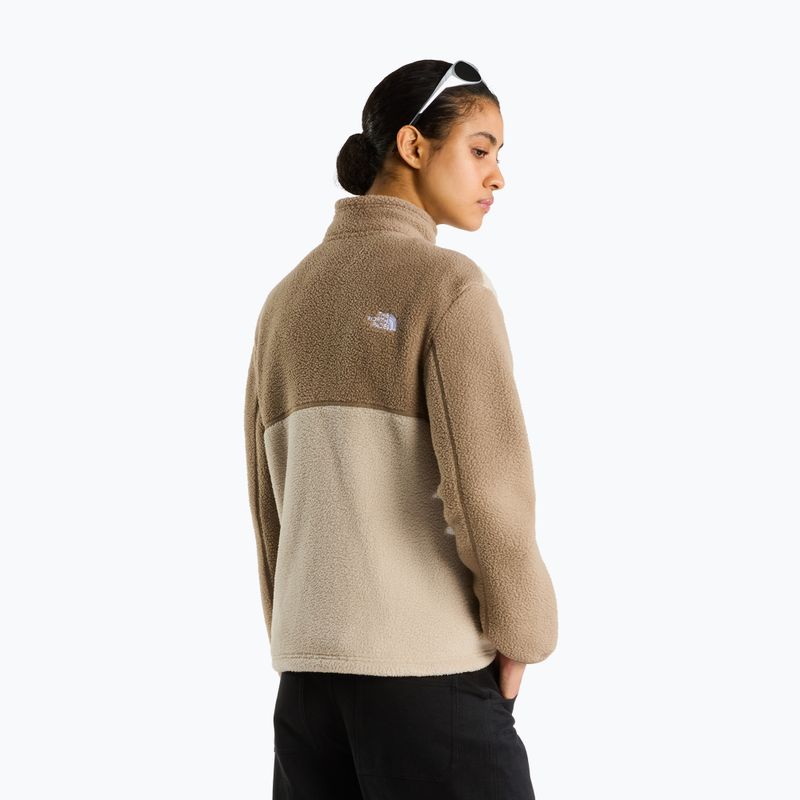 Női polár pulóver The North Face Yumiori Full Zip timeless taupe 3