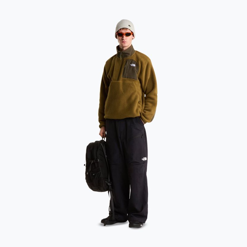 Férfi polár pulóver The North Face Yumiori Off Peak 1/2 Zip caraway seed/ne 2