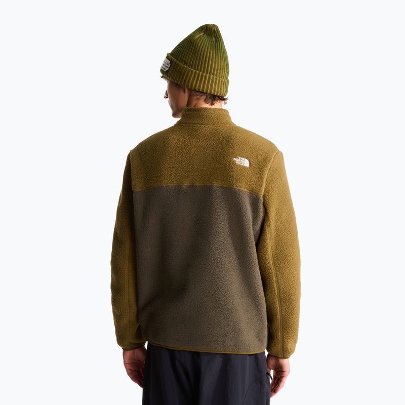Férfi polár pulóver The North Face Yumiori Full Zip new taupe green 3