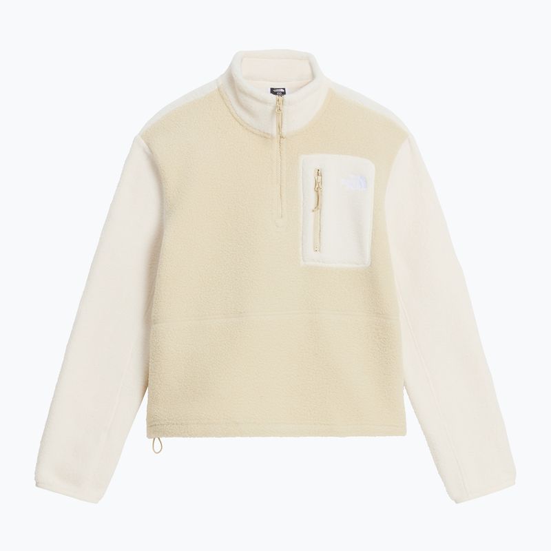Női polár pulóver The North Face Yumiori 1/4 Zip desert stone/wh 4