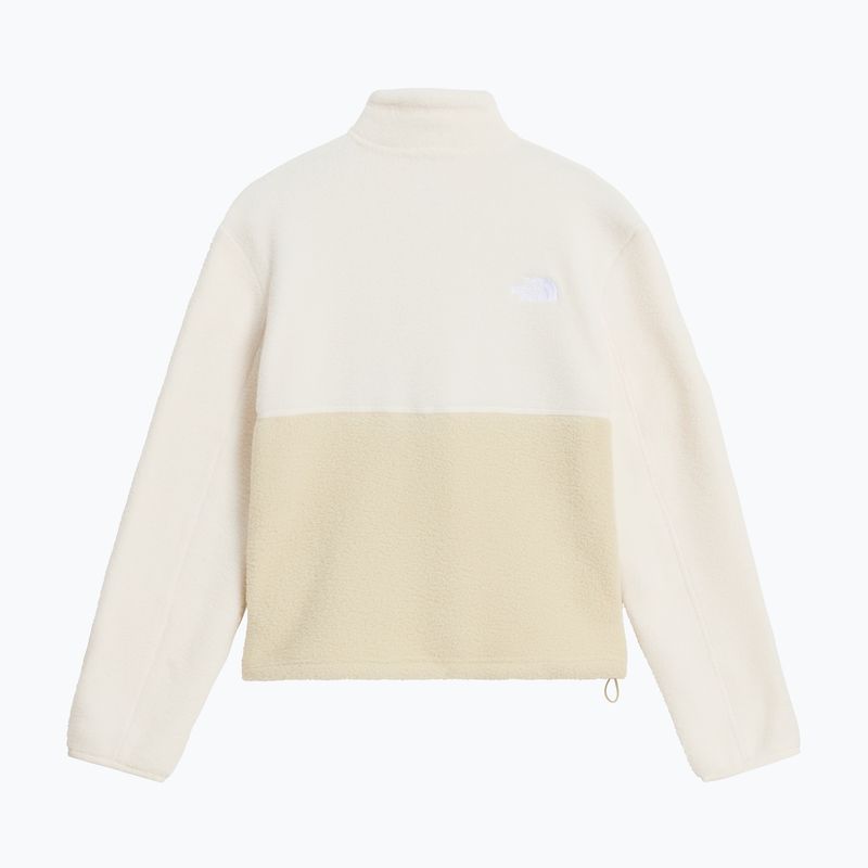 Női polár pulóver The North Face Yumiori 1/4 Zip desert stone/wh 5