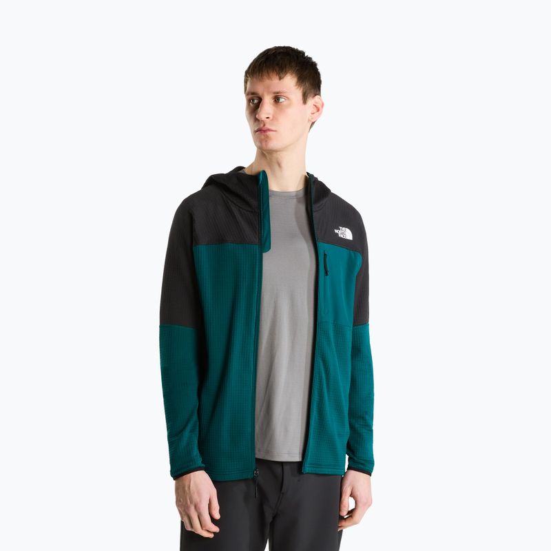 Férfi kabát The North Face Polartec Powergrid Stormgap Hoodie Pacific Teal/Tnf Black 4