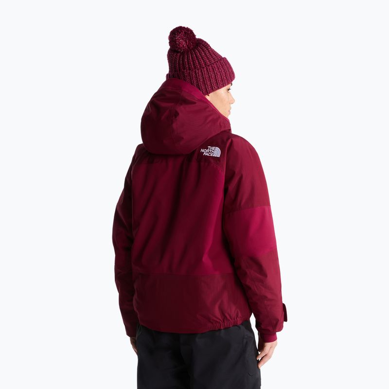 Női síkabát The North Face Powstar burgundy crush 3