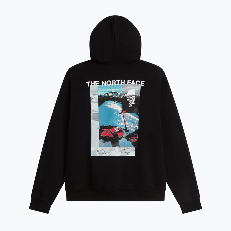 Férfi pulóver The North Face Apex '75 Collage Relaxed Hoodie tnf black 5