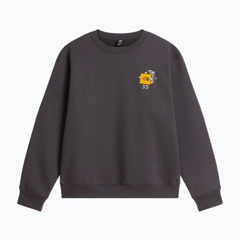 Pulóver The North Face Gear Up Get Out RLX SS Tee Graphic anthracite grey 4