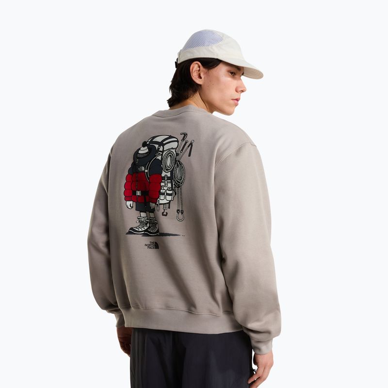 Pulóver The North Face Gear Up Get Out RLX SS Tee Graphic stone slab 3