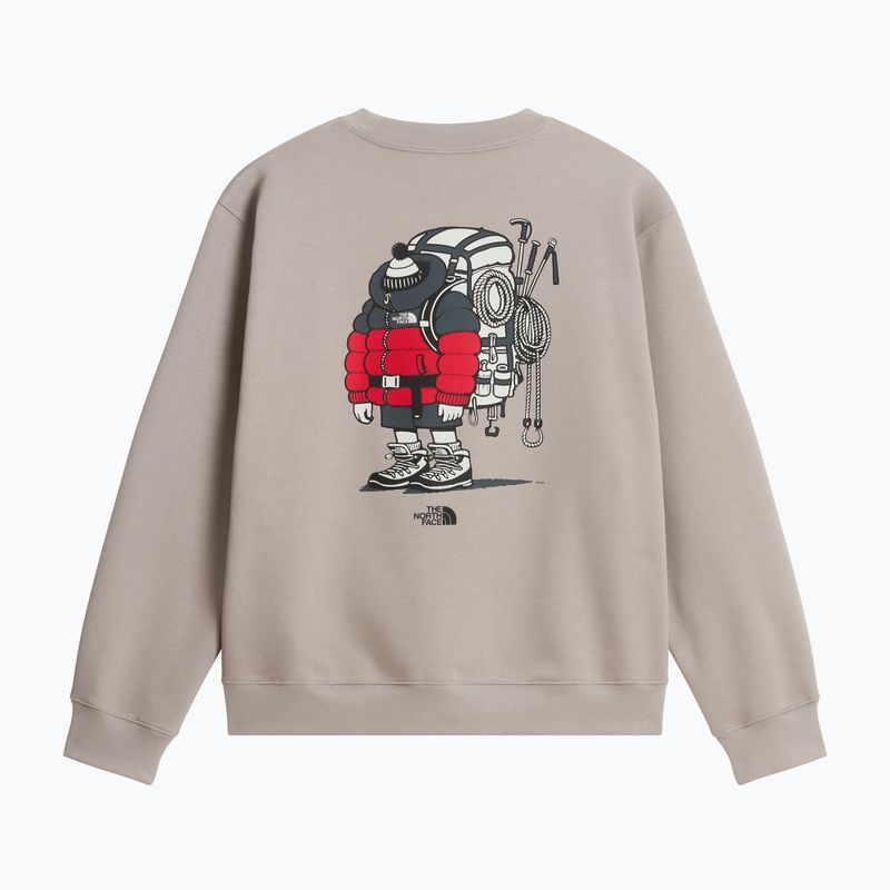 Pulóver The North Face Gear Up Get Out RLX SS Tee Graphic stone slab 5