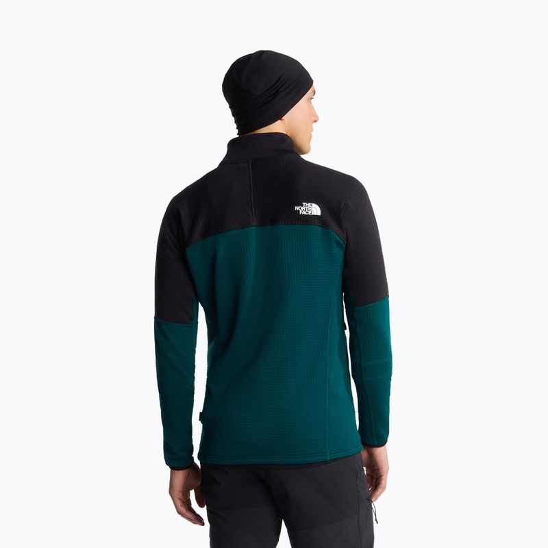 Férfi trekking pulóver The North Face Polartec Powergrid Stormgap pacific teal/tnf black 3