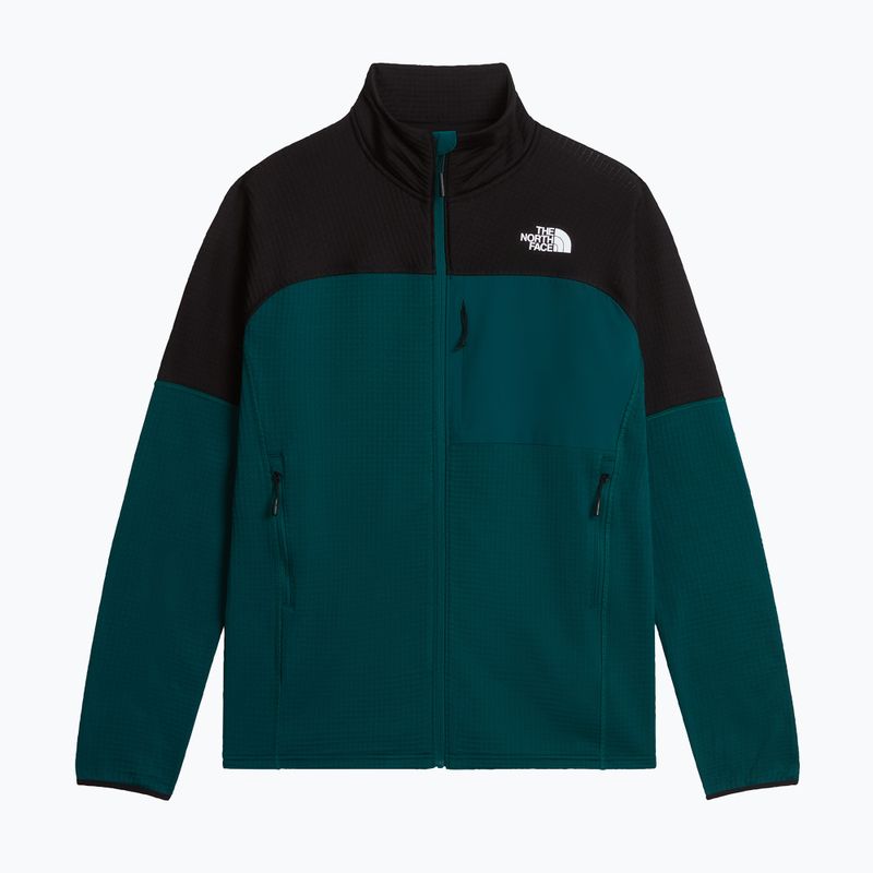 Férfi trekking pulóver The North Face Polartec Powergrid Stormgap pacific teal/tnf black 5