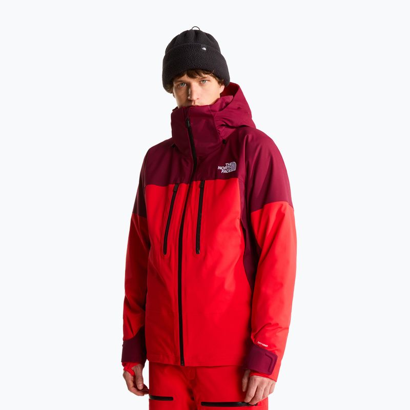 Férfi síkabát The North Face Chakal elevation red/burgundy