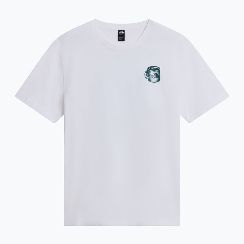 Férfi póló The North Face Basecamp Barista Rlx tnf white/pacific teal 4
