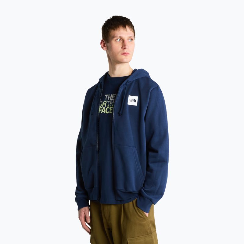 Férfi pulóver The North Face Evo Box Half Dome Regular Full Zip Hoodie summit navy 4