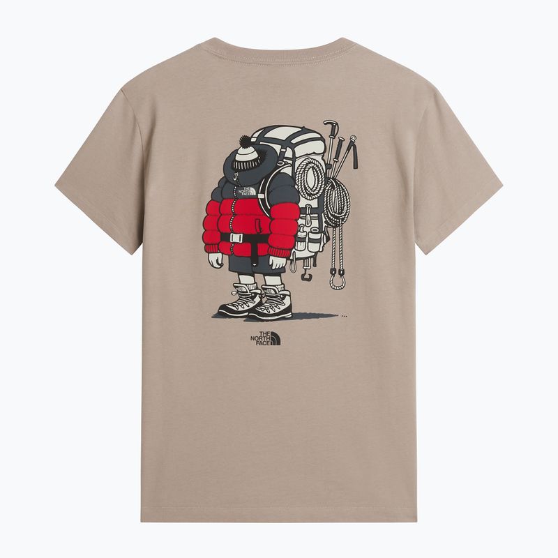 Póló The North Face Gear Up Get Out RLX SS Tee Graphic stone slab 5