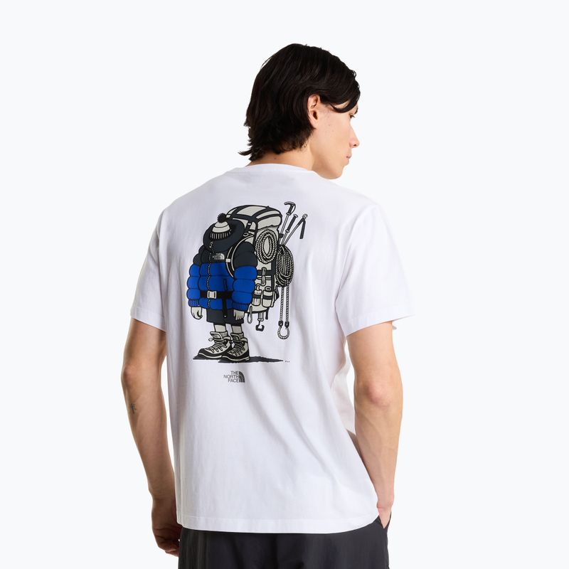 Póló The North Face Gear Up Get Out RLX SS Tee Graphic tnf white 3